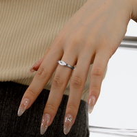 Dylam offre spéciale Cz Zirconia Fine Jewelry Bague en argent sterling 925 plaqué or 18 carats Bagues de fiançailles de mariage en œil de cheval pour femmes