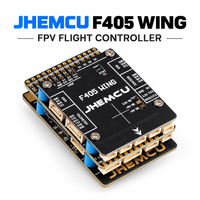 Contrôleur de vol à aile fixe JHEMCU F405 pour avion RC, carte de contrôle de vol F405, INAV OSD IIC, six récepteurs UART