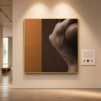 Tableau mural encadré Art Déco avec impression de nu, design original, taille personnalisée, cadre en alliage d'aluminium, décoration murale pour hôtel de luxe