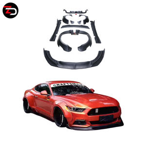 Ventes d'usine 2015-2017, style Rob Design, passages de roues larges pour <span class=keywords><strong>Mustang</strong></span> avec lèvre avant, diffuseur arrière, spoiler - Product Image 1