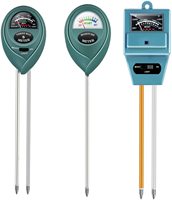 Medidor de humedad del suelo 3 en 1 para plantas, acidez, humedad, luz solar, prueba de suelo, no necesita batería, probador de suelo para interiores y exteriores