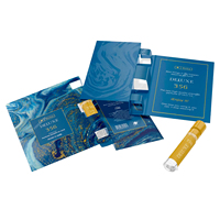 Cartes d'échantillons de parfum miniatures imprimées avec logo de marque personnalisée, 1 ml, 2 ml, cartes de test de parfum en spray