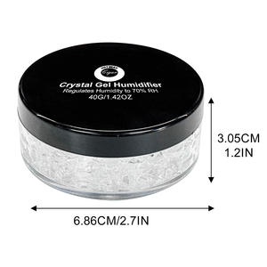 Humidificador de tarro de humidificación portátil pequeño de Gel de cristal clásico 70% RH para conservación de cigarros humidificador de equilibrio de humedad - Product Image 4