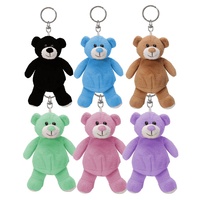 OEM ODM Jouets en peluche doux et mignons de 20 cm et 25 cm, animaux en peluche personnalisés avec logo, gris, bleu, marron, ours en peluche pour enfants