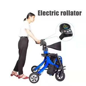 Fauteuil roulant électrique pour personnes handicapées, 5 en 1, direction réglable, pliable, déambulateur, fauteuil roulant - Product Image 6