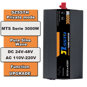 <span class=keywords><strong>Convertisseur</strong></span> de puissance à onde sinusoïdale pure à haute fréquence <span class=keywords><strong>3000W</strong></span>, 12V <span class=keywords><strong>24V</strong></span> CC vers 220V <span class=keywords><strong>230V</strong></span> 3000 Watt, onduleur solaire à onde sinusoïdale pure - Product Image 1