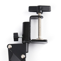 CHARMOUNT Microphone à condensateur professionnel pour studio de diffusion et d'enregistrement avec bras articulé pour instruments de musique et accessoires