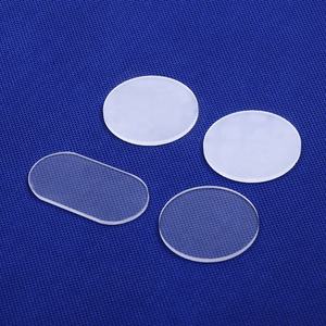 Forma redonda fosco alta temperatura borosilicato vista vidro discos - Product Image 5