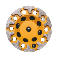 Disques diamantés de 4/4,5/5/7 pouces pour meuleuse, disques abrasifs de qualité supérieure pour le meulage de surfaces en béton, surfaces en pierre, surfaces métalliques