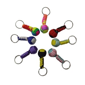 WoYg Glass Ball Key Chains 11cm <b>Light</b> Weight Decorative Outdoor <b>Rope</b> Pendant Backpack Accessory - Product Image 5