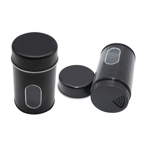 Venta caliente BBQ Contenedores de metal Coctelera de especias de estaño personalizada Latas de especias redondas de grado alimenticio Embalaje para <span class=keywords><strong>pimienta</strong></span> y sal - Product Image 1