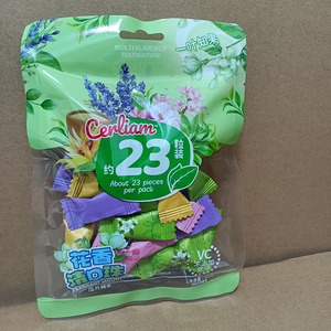 Caramelo Comprimido de Azúcar Perla Aliento Fresco Caramelos de Vitamina <span class=keywords><strong>C</strong></span> Sin Azúcar Pastillas con Sabor a Frutas Caramelos Surtidos - Product Image 5