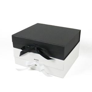 Crown Win Simple Style Magnetic Foldable <b>Boxes</b> Packaging with Ribbons <b>Removable</b> Colorful Satin Tear Tapes Custom Logo Supported - Product Image 5