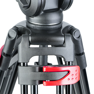 Trépied Appareil Photo et Vidéo Meilleure Vente, 1,8 Mètre, Portable avec Tête Fluide <span class=keywords><strong>pour</strong></span> Film, Télévision et Diffusion en Direct - Product Image 3