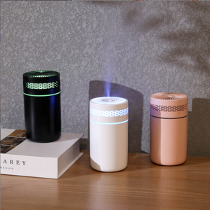 Haute qualité 250ML LED veilleuses colorées humidificateur de tasse électrique meilleure vente pour voiture maison hôtel utilisation en plastique - Product Image 1