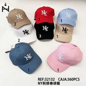 Cappellino da baseball ricamato Ny 360 pezzi colori assortiti per uomo donna sport all'aria aperta - Product Image 3