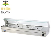 Mini chauffe-aliments électrique en acier inoxydable, équipement de restauration des aliments, accessoire de salle de bains,