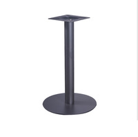 Table de bar ronde en fer Sondoly, table de cocktail de hauteur standard, base en métal, vente chaude