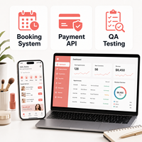 Développement d'applications Fintech pour la coiffure et la beauté avec prise en charge MAC, version Internet disponible pour la réservation de salons, l'adhésion et les paiements