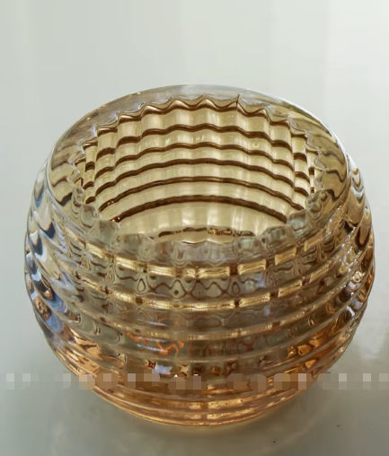 Champagne or 9x7cm-convient aux bougies de moins de 45cm de diamètre