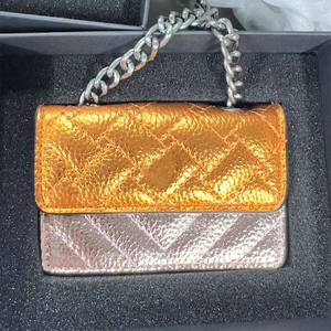 Nouveauté : Sac bandoulière mini pour femme, chaînes longues, <span class=keywords><strong>en</strong></span> cuir PU de luxe, sac à main micro de qualité - Product Image 3