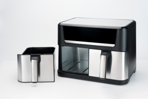 Friteuse à air freidora de aire de meilleure qualité 6L + 6L en acier inoxydable Appareil de cuisine pour maison intelligente Vente en gros Friteuses à air numériques électriques - Product Image 6