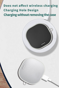 Funda protectora de auriculares transparente de TPU portátil para Anker Soundcore <span class=keywords><strong>Liberty</strong></span> <span class=keywords><strong>Air</strong></span> <span class=keywords><strong>2</strong></span> <span class=keywords><strong>Pro</strong></span>, funda a prueba de polvo con llavero - Product Image 6