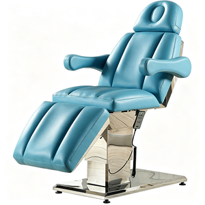 Superbe mobilier de salon moderne neuf d'usine, lit de soin électrique à 3/4 moteurs, fauteuil de spa, table de massage réglable en hauteur en PU - Product Image 5