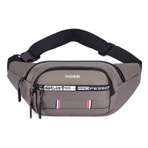 Sac <span class=keywords><strong>banane</strong></span> AYPPRO en tissu nylon imperméable pour l'extérieur, avec ceinture antivol pour la course à pied, le jogging, la randonnée, sac <span class=keywords><strong>banane</strong></span> zippé pour téléphone portable - Product Image 6