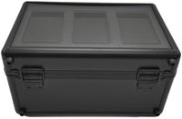 Étui de rangement pour cartes gradées avec fenêtre de visualisation et serrure TSA, mallette en aluminium pour cartes à collectionner