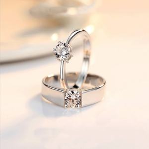 Hotsale 925 Sterling Silver <b>Couple</b> <b>Rings</b> - Product Image 1