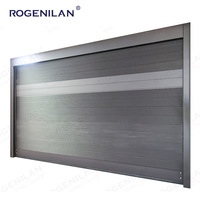 Rogenilan Portes de garage électriques à enroulement rapide en aluminium personnalisées Volets roulants extérieurs à glissement rapide pour la maison