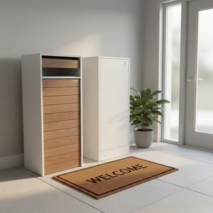 Revista Parcel Buzones Seguridad Grande Bloqueable Montaje en pared Acero inoxidable Metal Smart American Modern Newspaper Outdoor Mailbox - Product Image 3