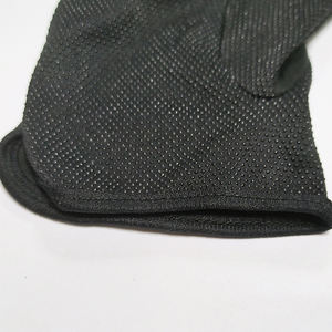 Gants noirs en <span class=keywords><strong>coton</strong></span>/polyester antidérapants pour femmes et hommes, avec <span class=keywords><strong>mini</strong></span>-points de préhension, pour défilés - Product Image 4