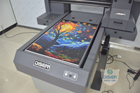 Imprimante numérique à plat UV entièrement automatique avec tête d'impression UV pour l'impression sur acrylique, PVC, métal, verre, chaussures, panneaux en bois