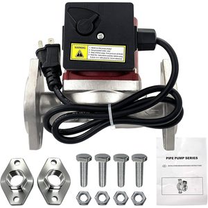 ปั๊มหมุนเวียนน้ำ UPS15-35 SFC สแตนเลส 1/6 แรงม้า 3 ระดับความเร็ว 115V สำหรับระบบทำความร้อน - Product Image 3