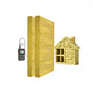 Made In China lana minerale prodotto di conservazione del calore isolamento acustico pannello di lana di roccia per la parete di isolamento termico - Product Image 1