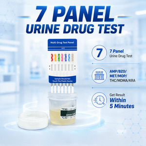 Carte de test de dépistage multidrogues 7 paramètres pour substances addictive, <span class=keywords><strong>prix</strong></span> usine, meilleure qualité - Product Image 1