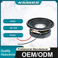 KBE Kaiboer KBE-57 Haut-parleur passif portable mini sans fil de 2,2 pouces 57 mm 4 ohms 2,0 W avec aimant néodyme étanche IP67