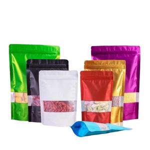 הסיטונאי מלאי מותאם אישית גודל מחסום גבוה פלסטיק מילאר שקית רוכסן עם חלון ברור - Product Image 3