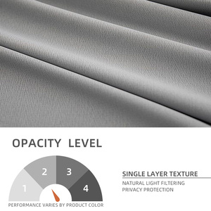 Hiện đại trang trí bóng râm xếp li thiết kế Polyester Rèm cửa màn bóng râm cho khách sạn treo lên văn phòng bóng râm kép phòng khách - Product Image 5