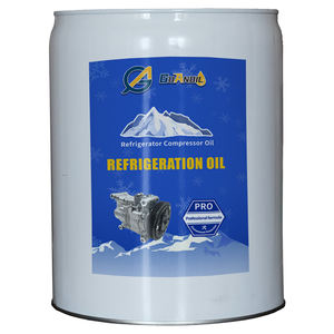 फैक्टरी थोक Pag आईएसओ 46 68 100 उच्च गुणवत्ता <span class=keywords><strong>5</strong></span> गैलन राउंड टिन एचएफडीसी रेफ्रिजरेटर तेल एयर कंडीशनिंग कंप्रेसर ए/सी तेल - Product Image 1