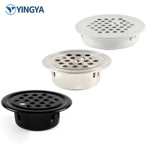 Hot Sale Stainless Steel Wall Air Vents Wholesale Black Hole Cabinet Ventilation Holes for Kitchen Living Room Bedroom