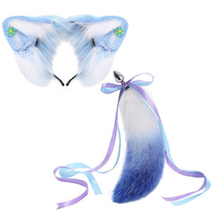 Plug Anale a Forma di Coda di Volpe, Giocattoli Sessuali, Plug Anale in Metallo con Fiocco Carino, Cerchietti con Orecchie di Gatto Morbide, <span class=keywords><strong>Accessori</strong></span> <span class=keywords><strong>Erotici</strong></span> per Coppie - Product Image 4