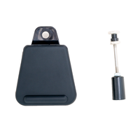 Elektronik Davul Seti için Elektronik Cowbell Pad Tetikleyici, 6,35 mm Çıkışlı ABS Kompakt Perküsyon