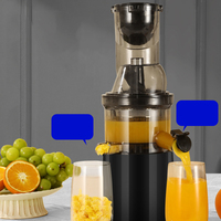 Extracteur de jus multifonctionnel automatique pour fruits, mélangeur et séparateur de jus et de pulpe