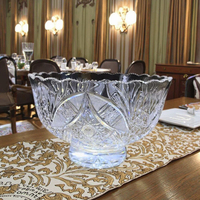 Décoration de maison de luxe, bol à fruits en cristal bohème Lalique, personnalisé, écologique, vaisselle, ornement de table