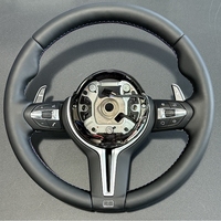 Volant de Direction Sport M en Cuir de Gros pour BMW E70 E90 E92 E93 E91 E81 E82 E84 E87 E88, Volant Intérieur Sport