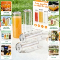 Bouteilles en plastique PET transparentes vides pour boissons gazeuses, bières et jus
