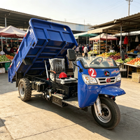 Triciclos Motorizados de Carga de Tres Ruedas de Alta Calidad, de Gasolina o Diésel, de Gran Potencia, con Carrocería Abierta, para Uso Agrícola